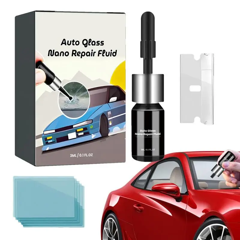 

Car Windshield Crack Repair Kit Car Windshield Chip Repair Kit Shatter Repair Glue Car Glass Repair Set For Vehicles Cars Wind