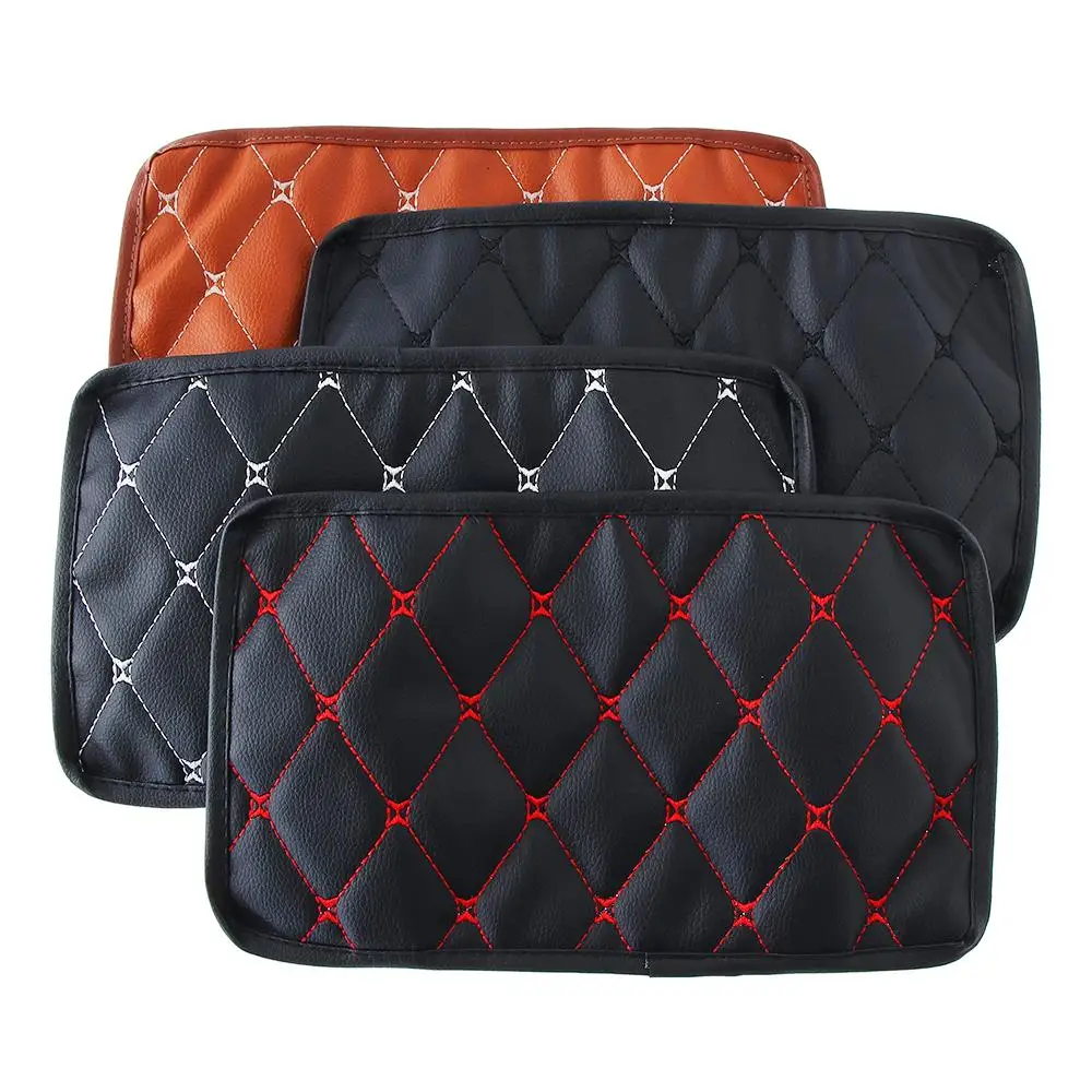 

Universal Car Armrest Pad Leather Arm Rest Cover Waterproof Cushion Case Practical Padding Protective Interior Accessories