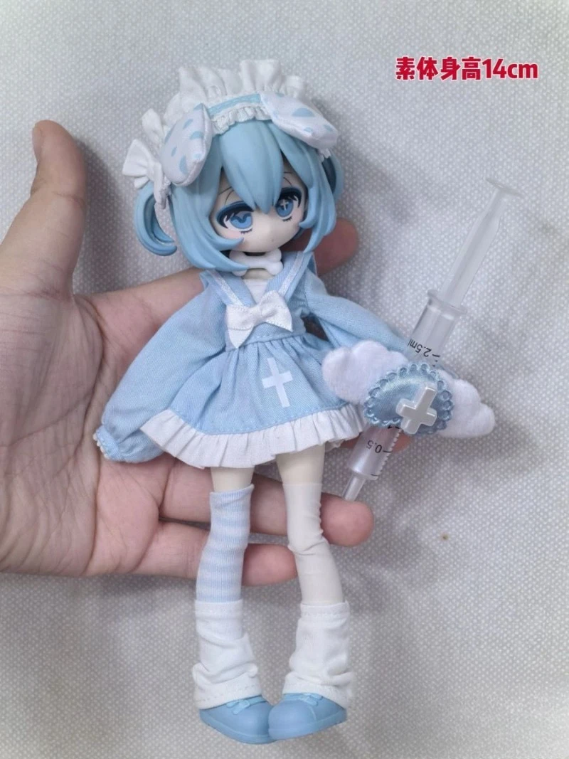 1/12 OB11 Doll Clothes Syringe Shoes Fit For Cute Dolls Footwear Fit 12 Point OB11 BJD Doll Handmade Dolls Costume Accessories