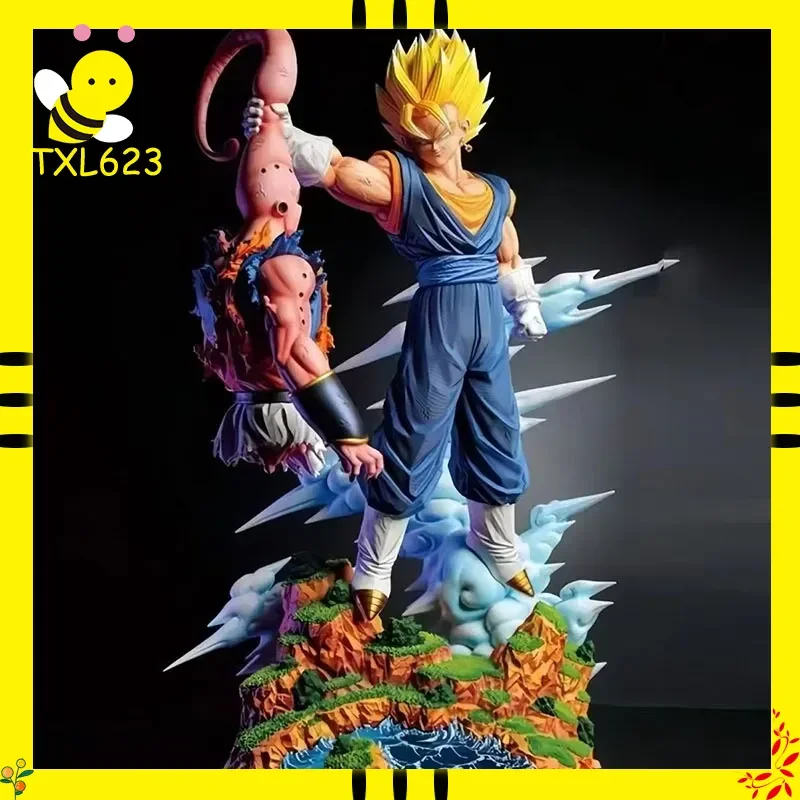 

Фигурка Dragon Ball Z Vegeta Vs Majin Buu-Super Saiyan, аниме-статуя, Коллекционная модель, игрушка Gk