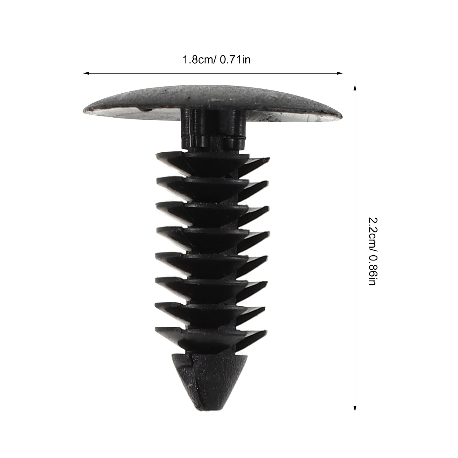 50pcs Outdoor Webbing Repair Rivets for Patio Chairs, Lawn Furniture, Auto Trim & Ceiling Panels – Black