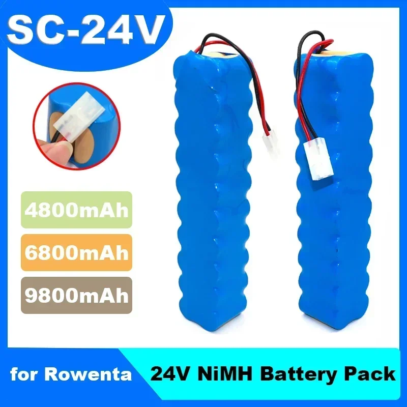 

NEW 9800mAh for Rowenta 24V NiMH Battery Pack CD Vacuum Cleaner Besen Air Force Extreme RH8770 RH8771WS RH877501 RH8779 RH877901