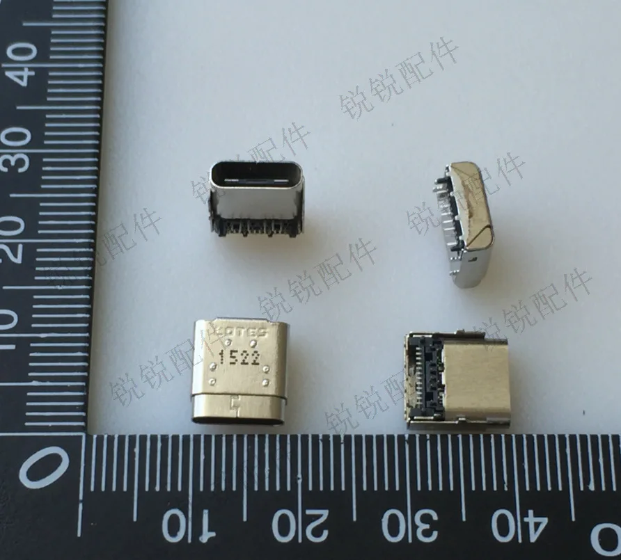 For Type-C tail plug USB3.1 tail plug female seat interface socket connector plug positive and negative socket
