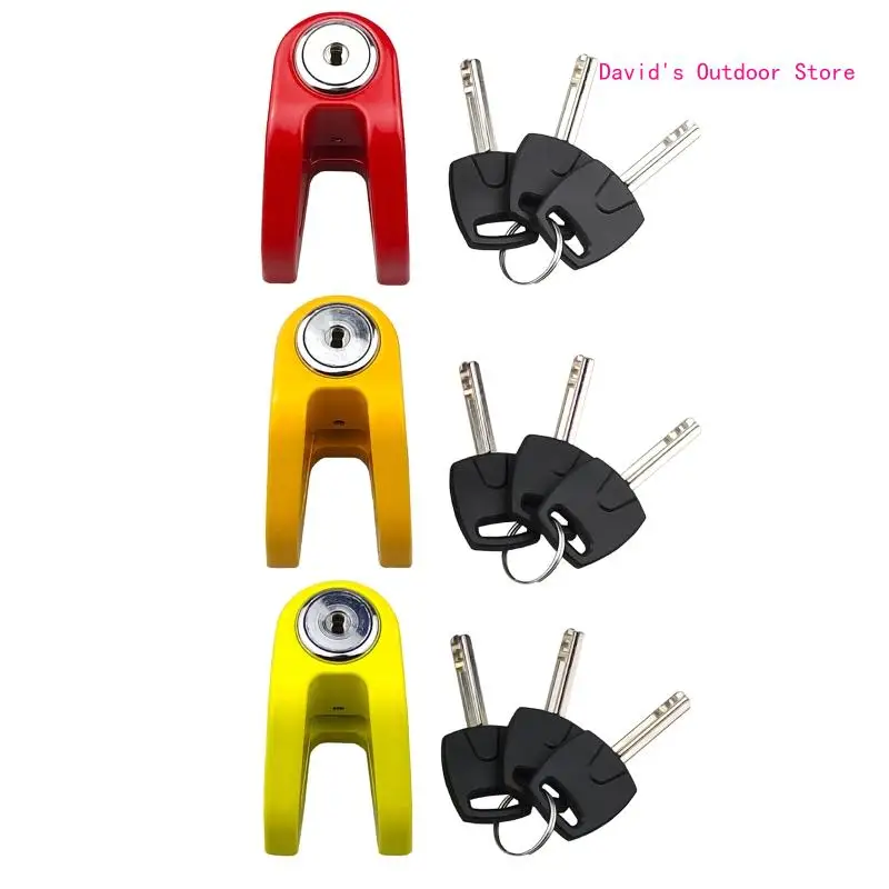 

Mini Disc Brake Lock Wheel Security Lock with Sturdy Frame and Keys for Bike Cycling Rotor Disc Brake Wheel Lock X3UA