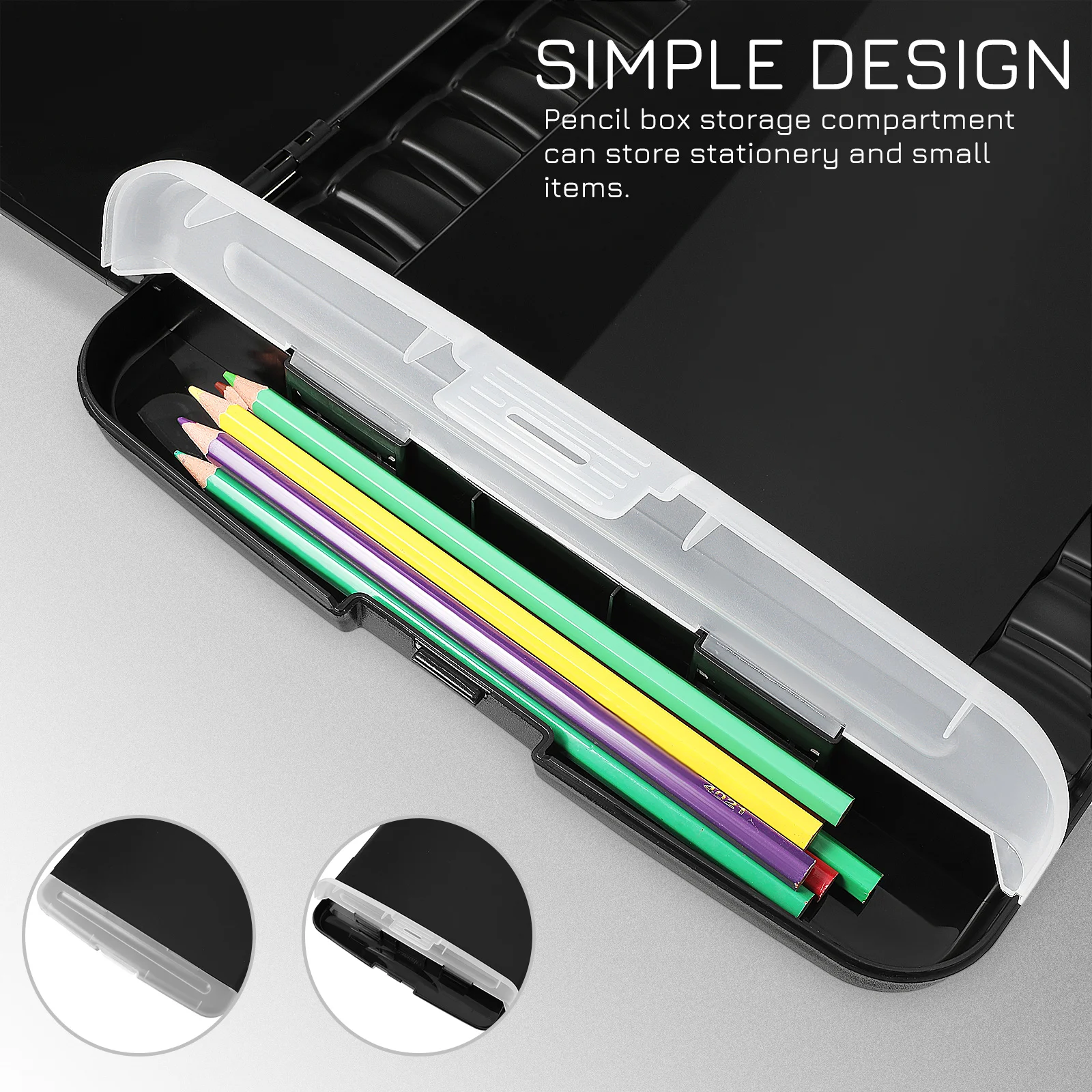 

A4 Document Organizer PP Plastic File Box 360x250x30mm Large Capacity Storage Clipboard Binder for Nurses Home Office Travel