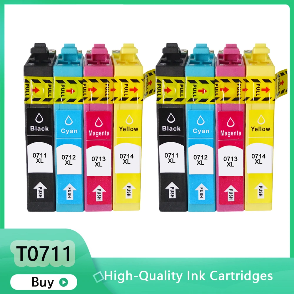 Compatible Ink Cartridge T0711 0711 For Epson Stylus SX110 SX105 SX115 SX200 SX205 SX209 SX210 inkjet printer