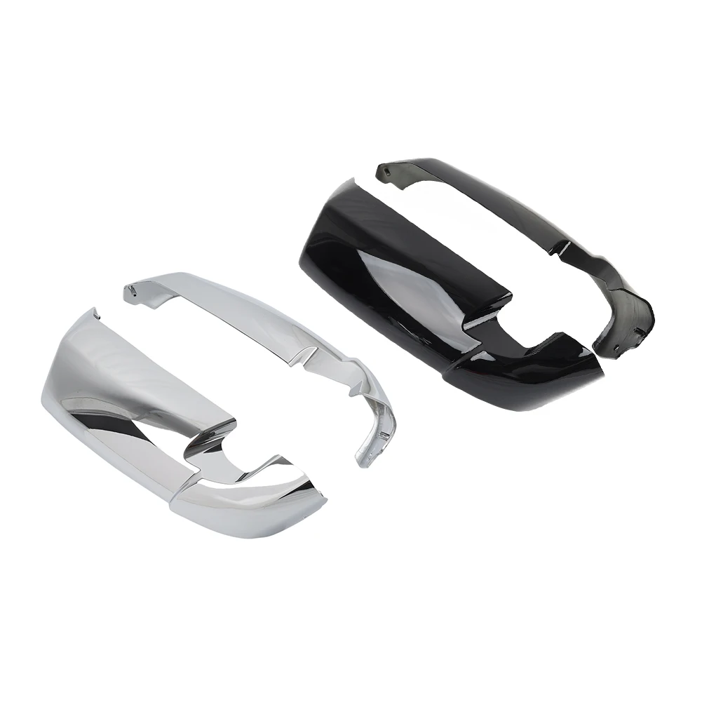 Glossy Black/Chrome Radiator Side Covers Shrouds Protective Guard 2Pcs For Harley VRSCF V-Rod Muscle 2009-2017 High Quality ABS