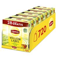 Lipton Tea Set Black Express YELLOW LABEL 6x120 (92 + 28) Bags