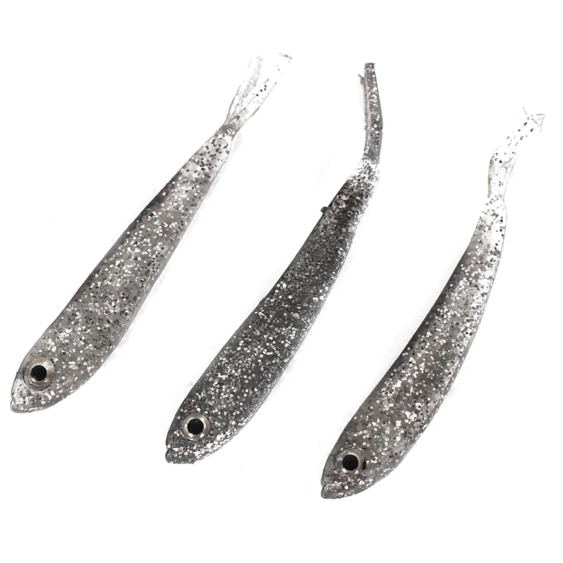 

10Pcs Soft Fishing Seawaters Baits Fork Tail Artificial Lures Swimbait