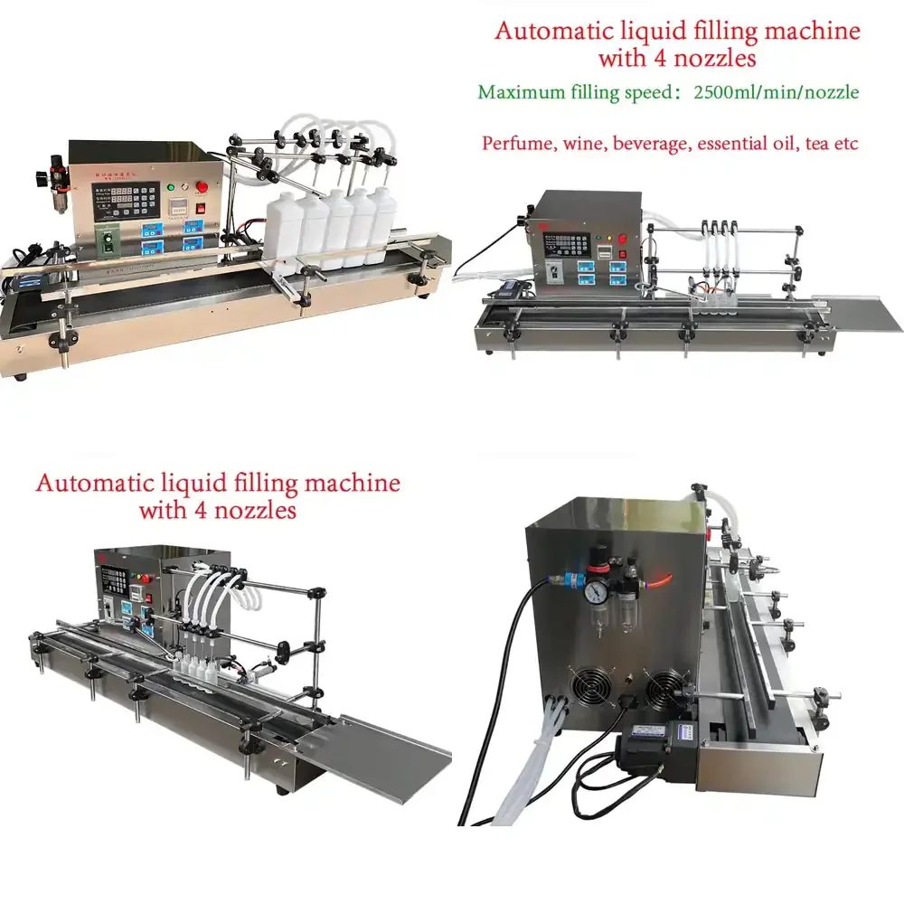 Customized Automatic Self-priming Beverage Filling Machine Wine Spirits Filler Machinery