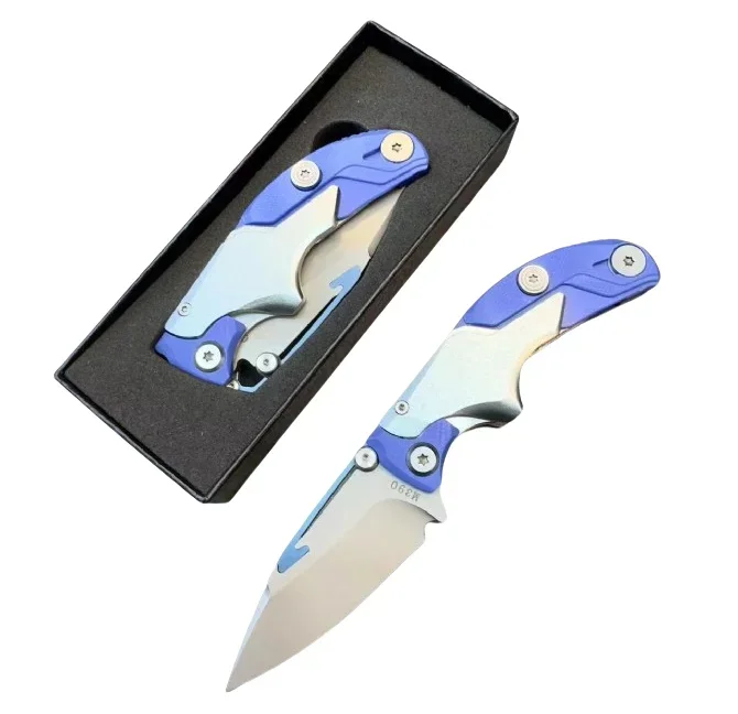 YaoGuang Deformable Pocket Knife M390 Blade 6061 Aluminum Alloy Handle Tactical Hunting Camping EDC Survival Tool Knives