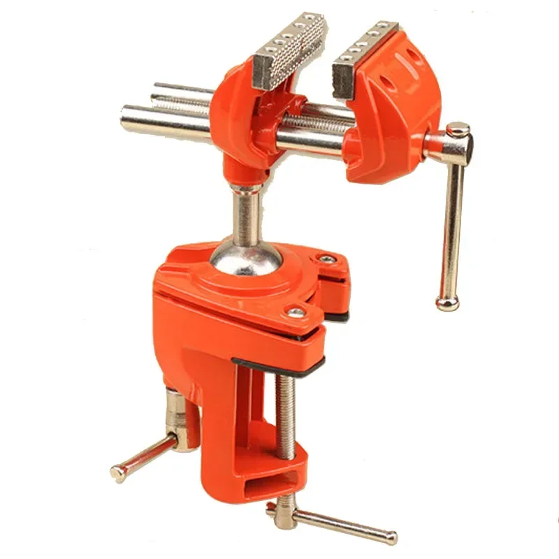 Aluminum Universal Table Vice Bench Vice Machine Vise Clamp Full Metal Multifunction Woodworking Tools for DIY Table Use