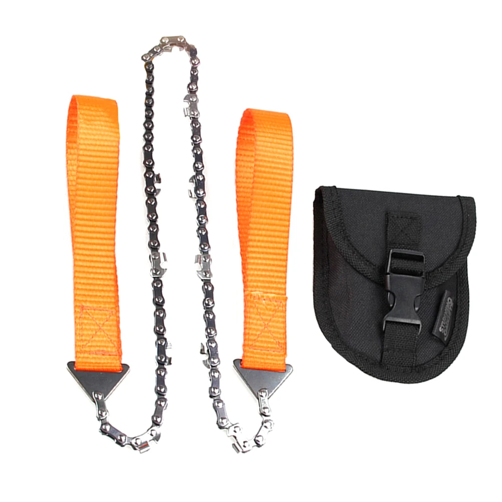 

Folding Pocket Chainsaw Ultra Lightweight Hand Chain Tool for Outdoor Survival Camping Tree Pruning Firewood Gathering Compact
