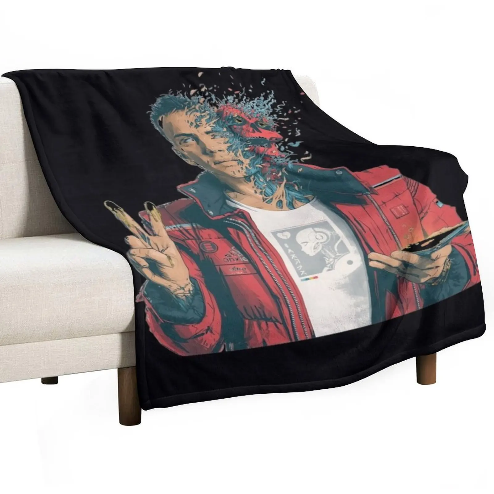 

logic album \t Throw Blanket Soft Plush Plaid Moving Giant Sofa Kid'S Blankets