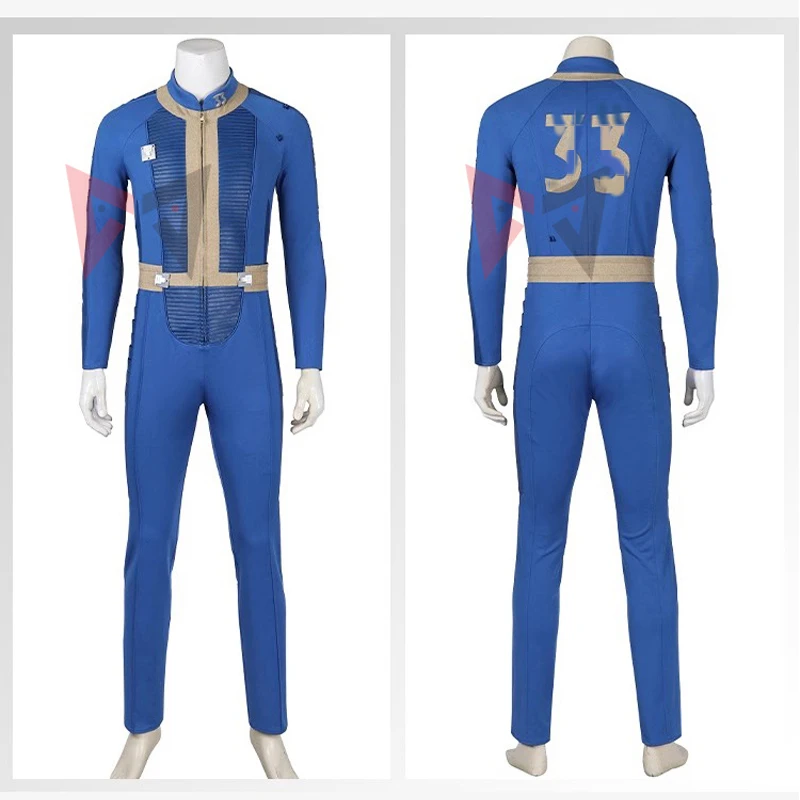 New Movie Fallouting Season 1 Cosplay Costume  Blue Jumpsuit Prop Accessories To Choose For Game Party Custom Made