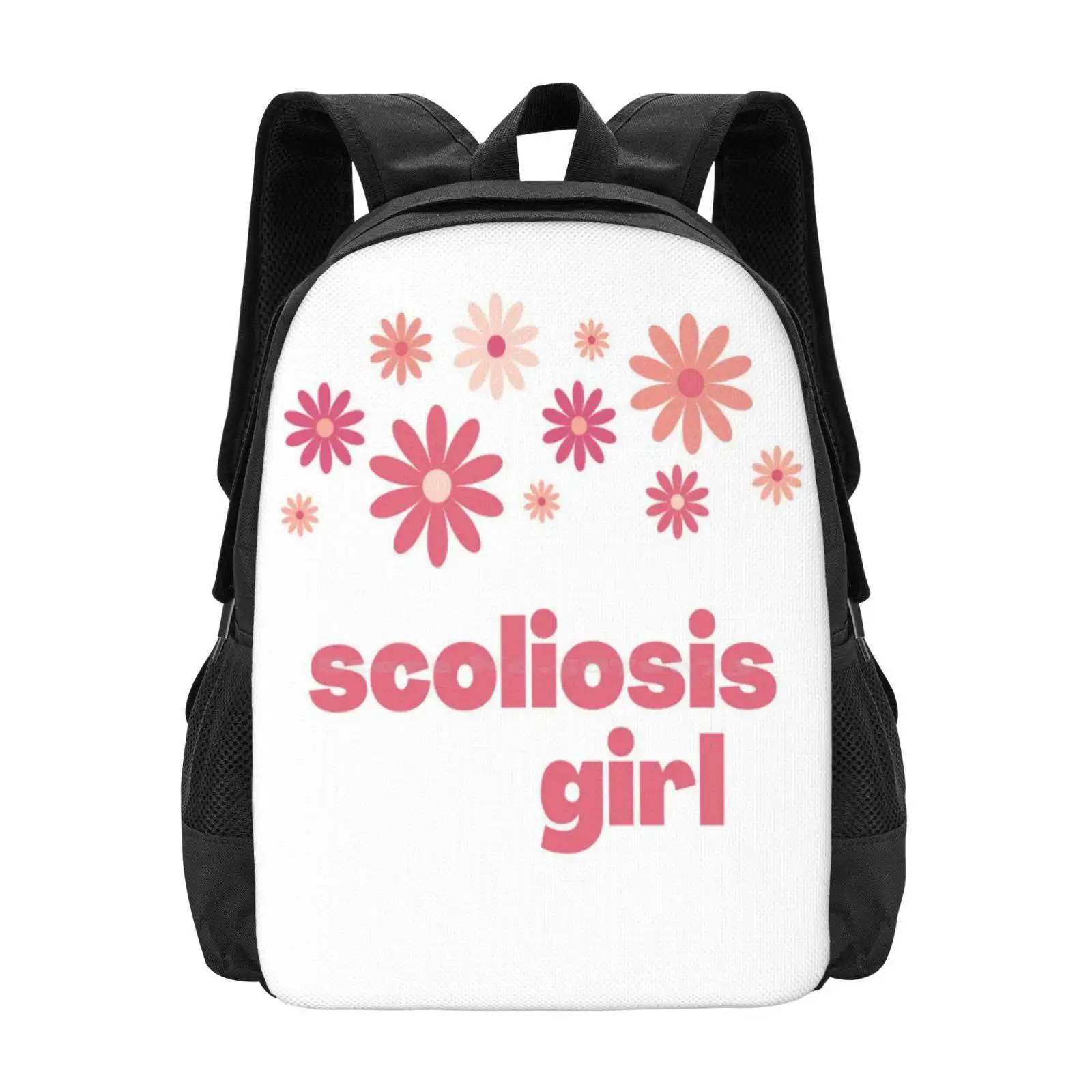 

Scoliosis Girl Hot Sale Schoolbag Backpack Fashion Bags Scoliosis Life Scoliosis Products Bent Not Broken Scoliosis Creative