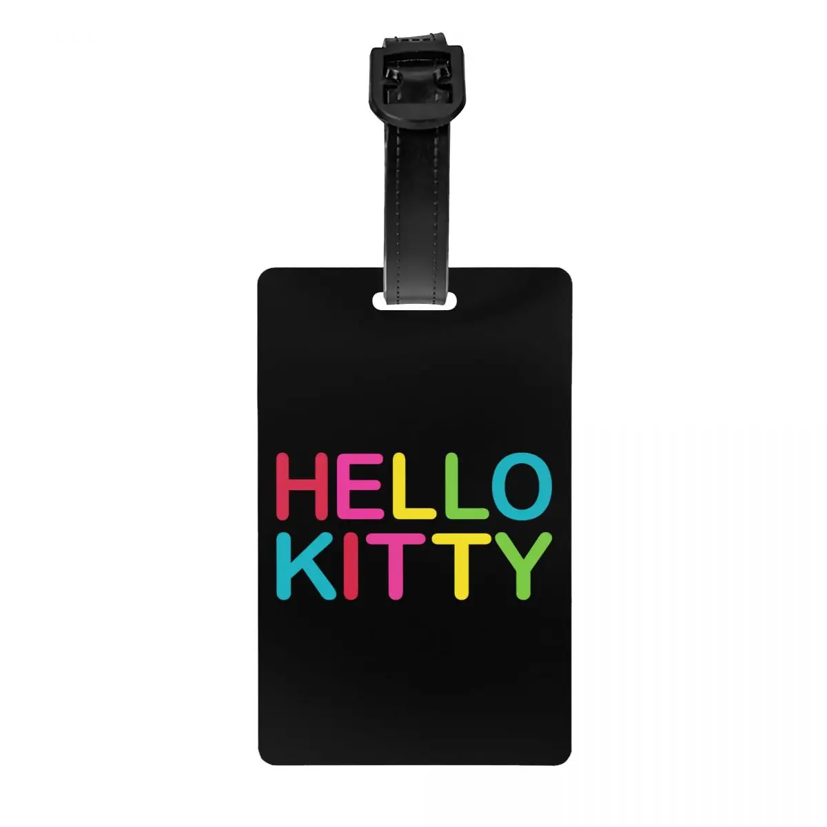 Custom Sanrio Hello Kitty Bagagelabel Met Naam Kaart Privacy Cover Id Label Voor Reistas Koffer