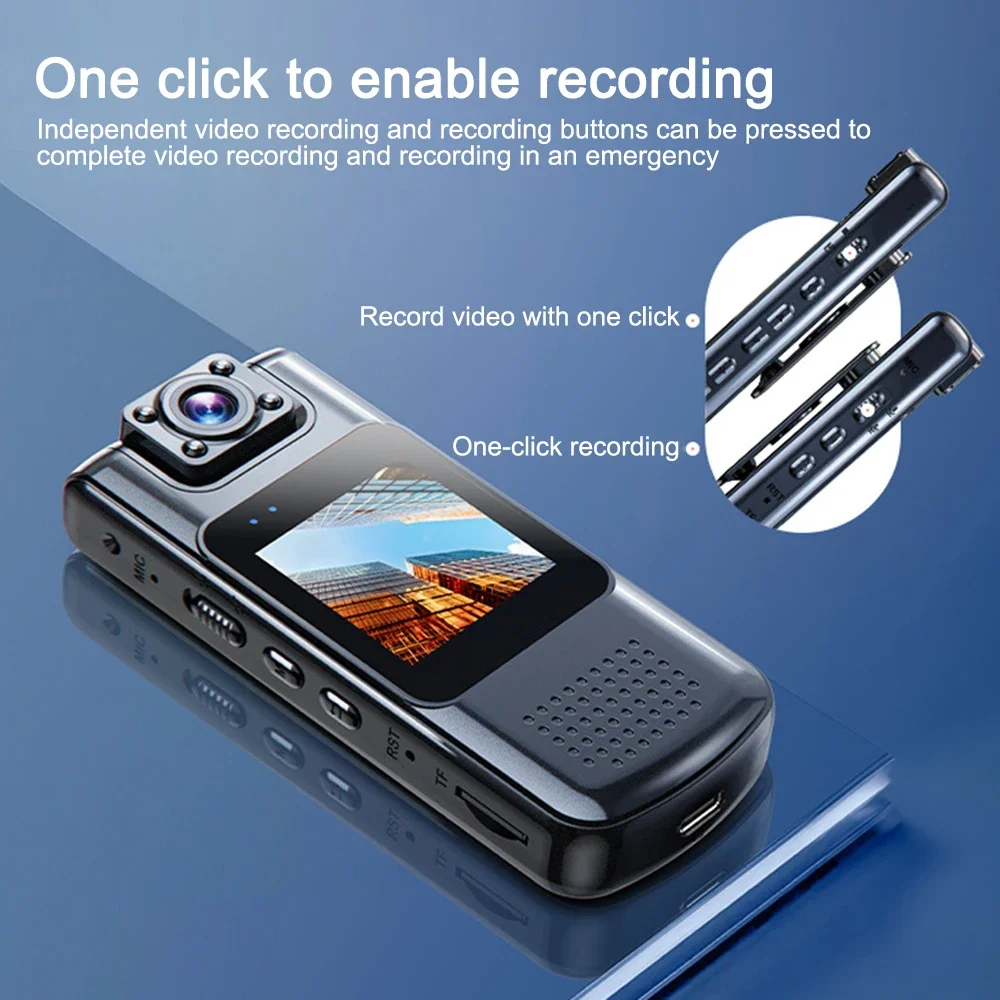 كاميرا رياضية 1080P/ 4K كاميرا محمولة مسجل عمل واي فاي كاميرا للرؤية الليلية بالأشعة تحت الحمراء مع مشبك مغناطيسي مشبك خلفي