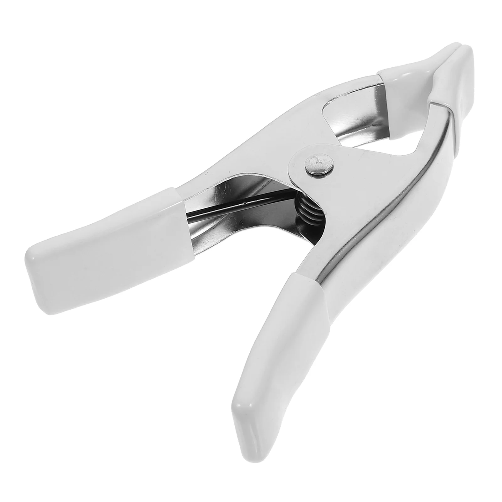 

6 Inch Nickel Plated Heavy Duty Spring Clamps A Frame Clip for Photography Backdrops Home Improvement PVC Cover Metal Clips