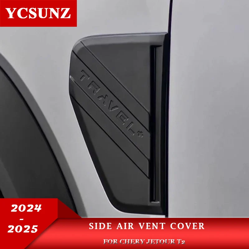 

For Chery Jetour Traveler T2 2023 2024 Body Side Mark Air Vent Decorative Cover Car Exterior Accessories Parts Ycsunz