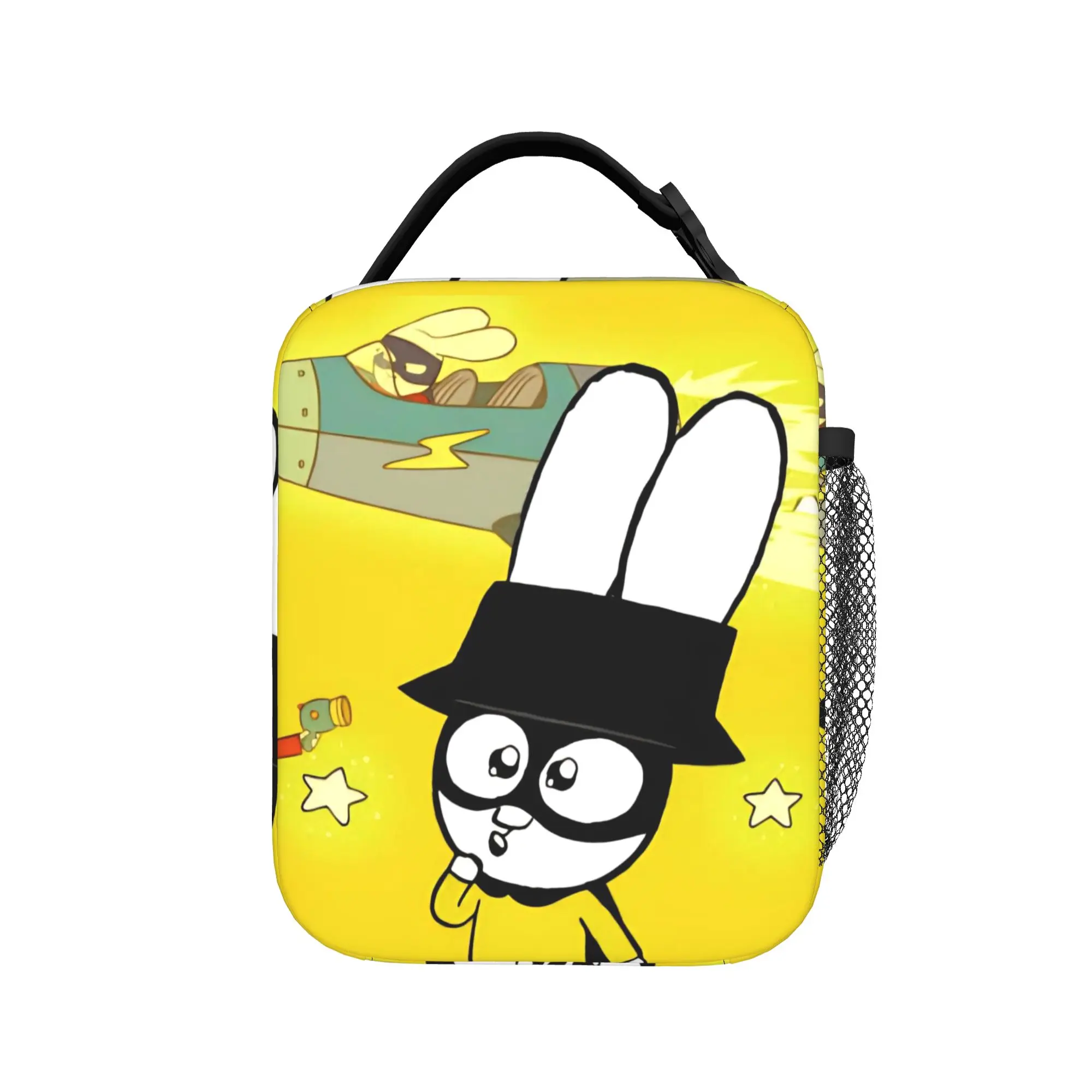 Simons Super Rabbit Cute Cartoon  Insulated Lunch Bags Leakproof Lunch Container Cooler Bag Tote Lunch Box Food Storage Bags