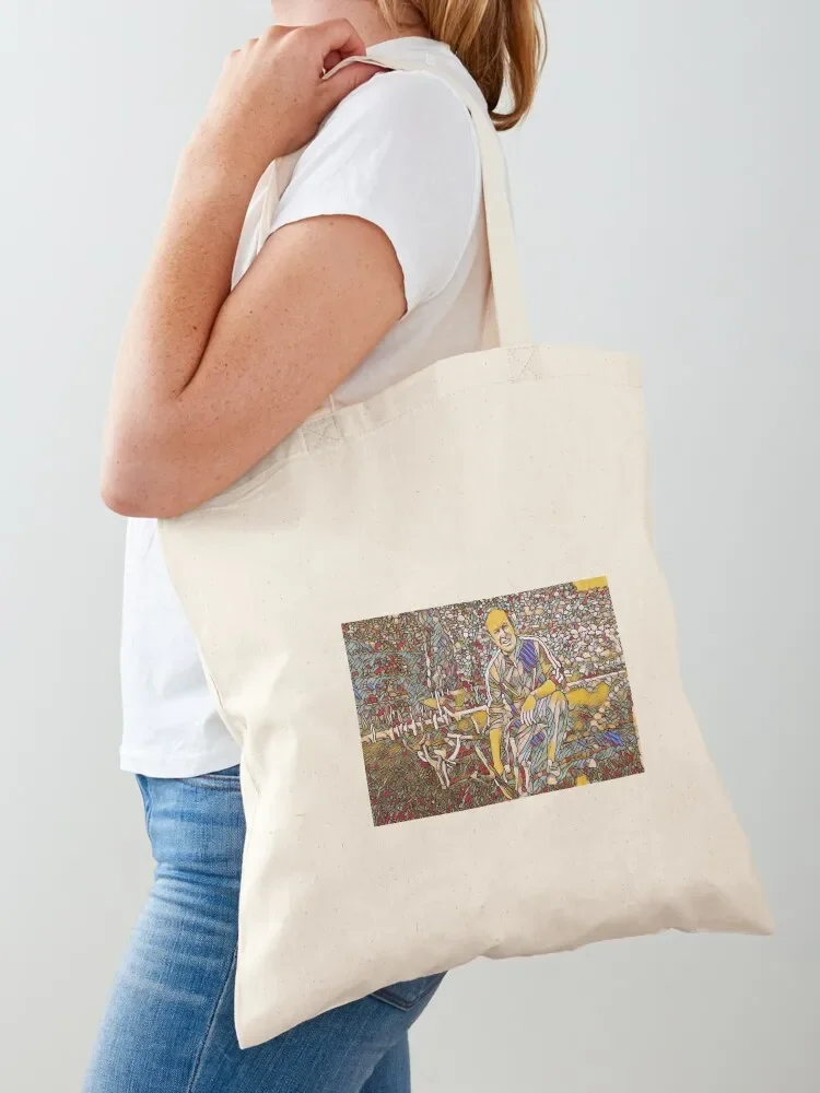 Cesar Manrique Art Jardin del Cactus by SmileMoreAgain Tote Bag canvas shopping bag Women's handbag shopper bags Tote Bag