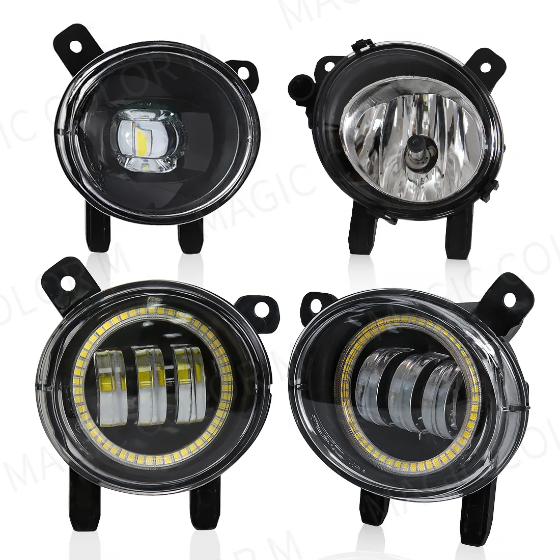 LED Fog Light Angel Eyes For BMW F20 F21 F22 F23 F45 F46 F30 F31 F34 F35 Auto Headlight Front Driving Lamp Car Accessories 12V