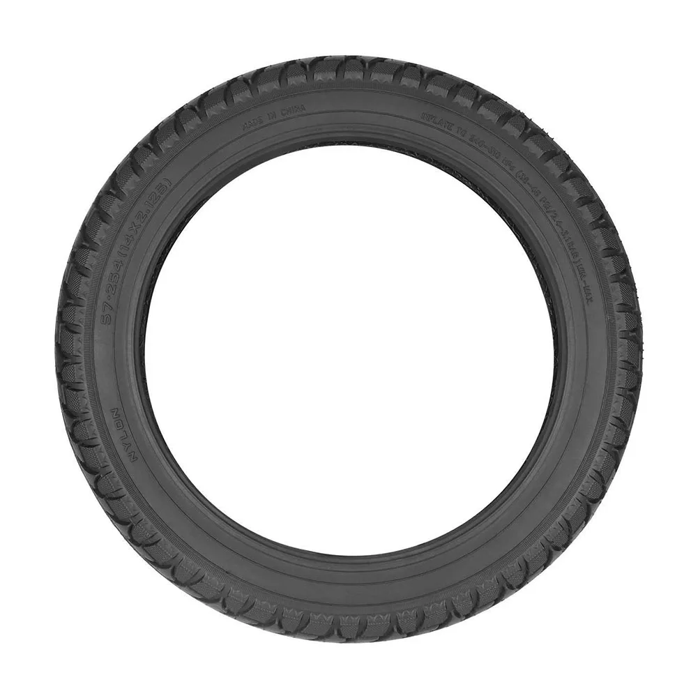 1 Pcs 14inch 57-254(14*2.125) Road Outer Tire Rubber Wear-resistant Black For Electric Bicycle E-bike 14x2.125 Bicycle Supplies