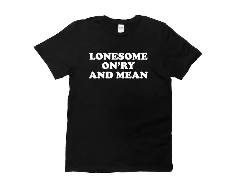 Lonesome on’ry and mean T-shirt | classic country | outlaw country | Waylon jennings