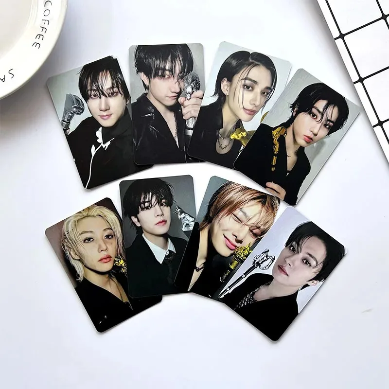 8Pcs/Set Kpop ATE Bonus Cards Photocard New Ablum Hyunjin Felix Photo Print Pictures Postcards Photo cards For Fans Gifts