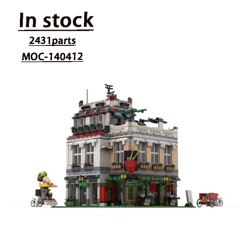 

MOC-140412 Ministry of Commerce Chinatown Office Street View Building Blocks Assembly Splicing Model 2431 Parts Kids Toy Gift