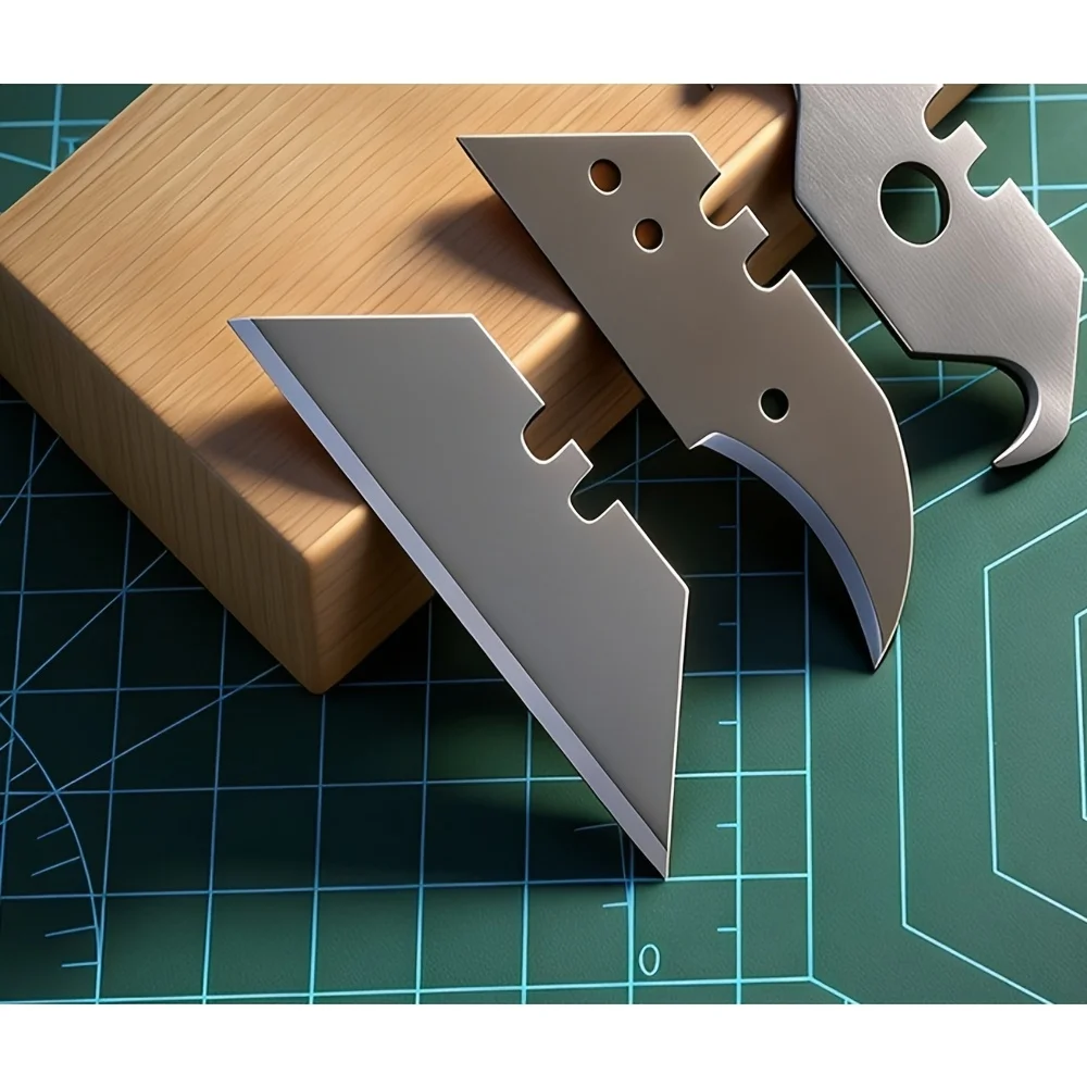 30pcs Cutting Blades Suitable for Cutting Wallpaper, Carpets, Cables. Thickened Design, Suitable for Heavy-Duty Cutting Tasks