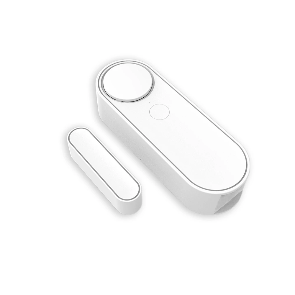 WiFi Smart Door/Window Sensor With Buzzer Tuya App Remote Control Low Battery Alert Door Open Alert For Home Security