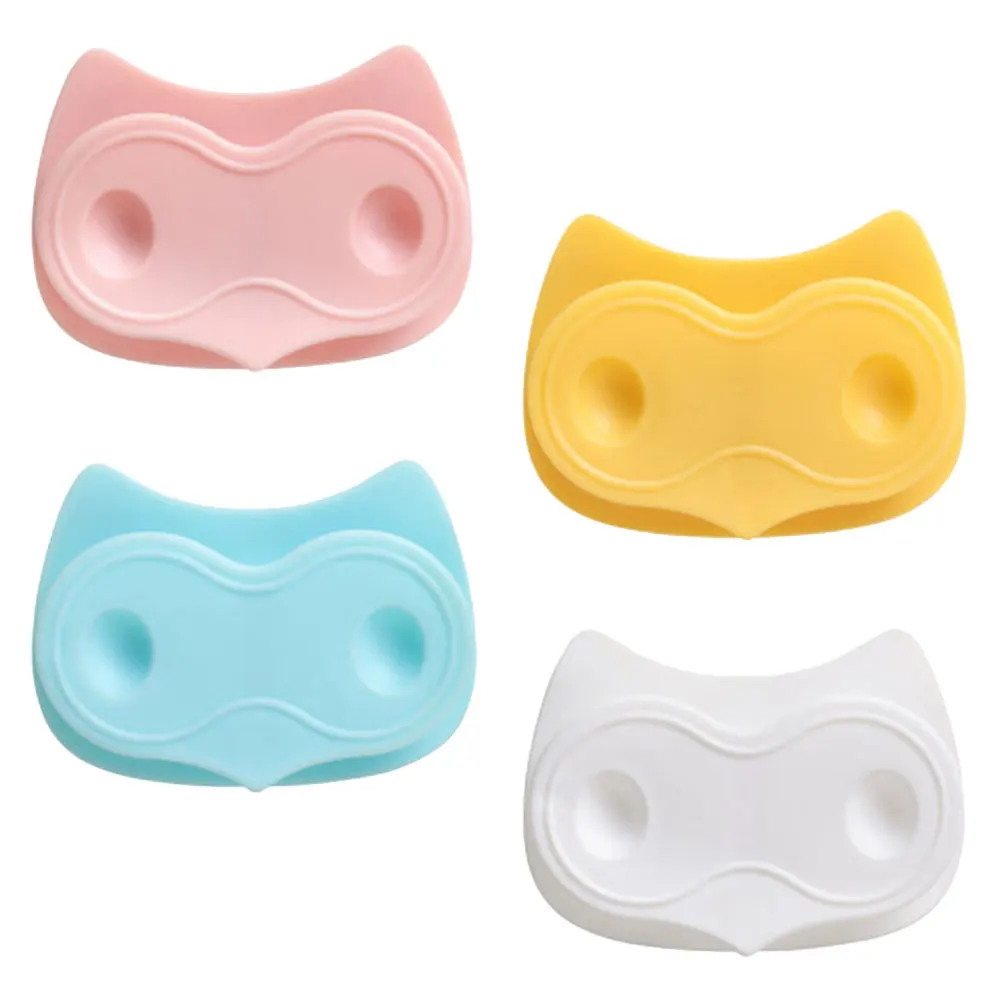 

4Pcs Self Adhesive Cable Manager Cord Winder Office Desk Wire Organizer Tidy Self-Adhesive Cable Holders Cord Fixing Clip