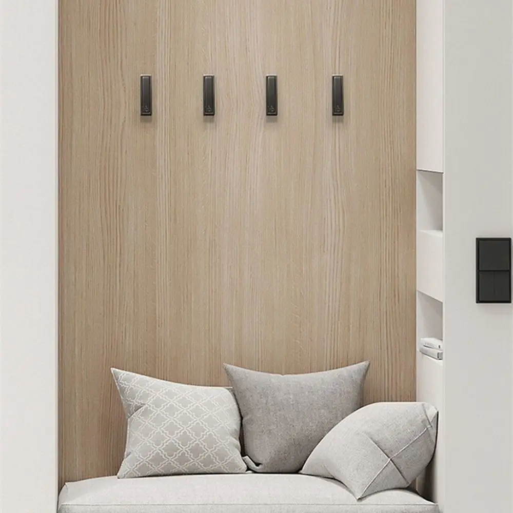 Multifunctional Zinc Alloy Folding Wall Hook Wall Hanging Rustproof Hidden Robe Hook Heavy Duty Clothes Hooks Bathroom