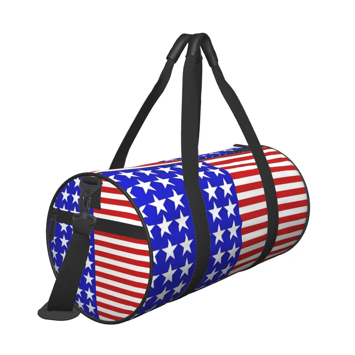 USA American Flag Sports Bags Stars Stripes Travel Training Gym Bag Gym Accessories Novelty Handbags Design Portable Fitness Bag