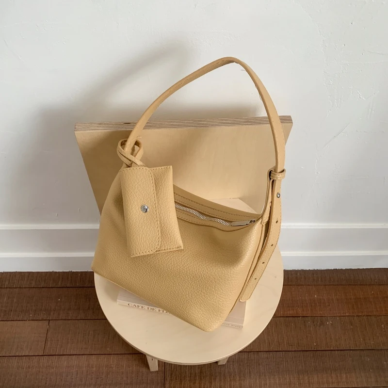 موضة بسيطة الصلبة النمط الكلاسيكي بولي PU حقائب كتف مربعة عالية الجودة تخفيف رائعة حقائب كروسبودي للنساء 2025 جديد