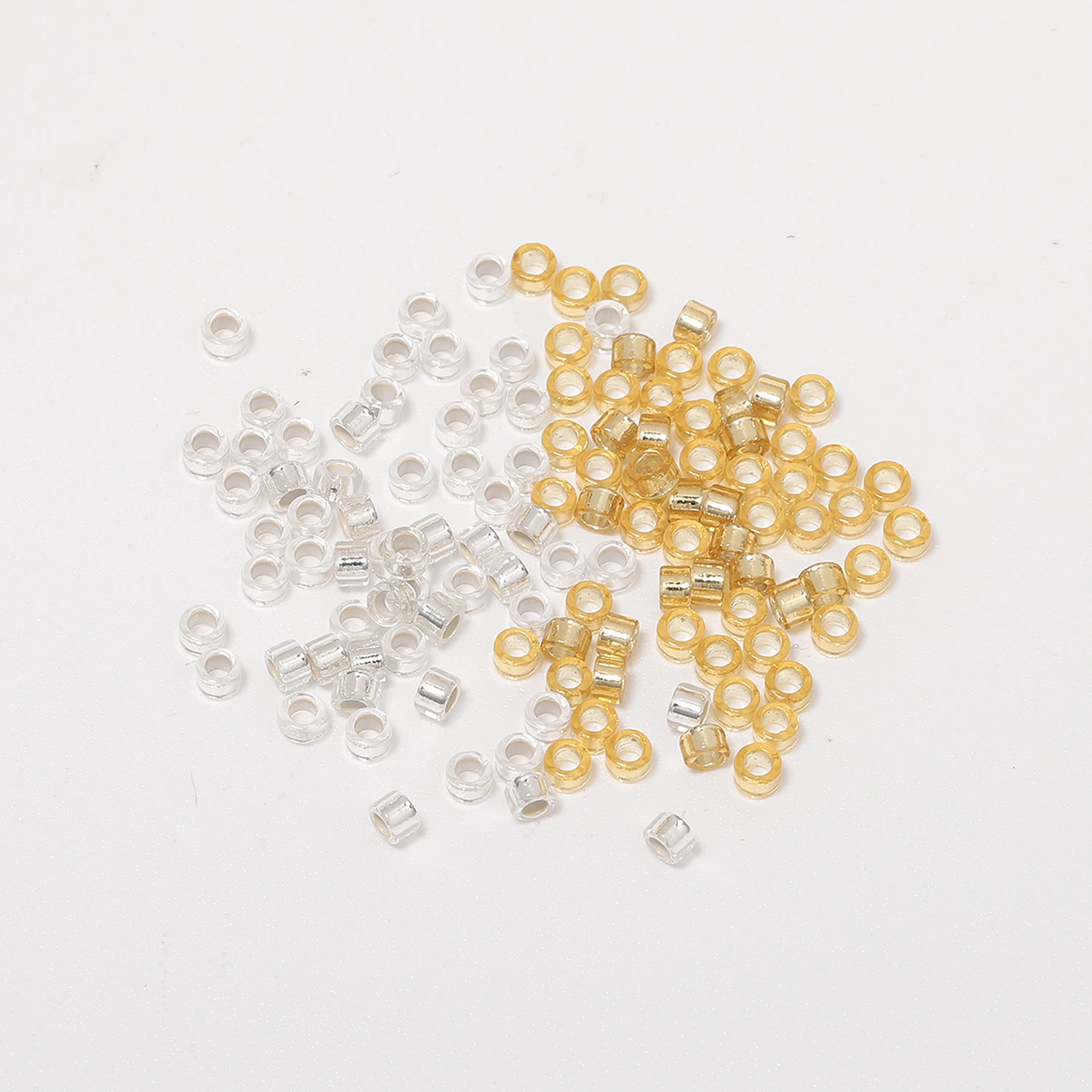 2.5mm Seed Beads Boxed Tibetan Golden Silver Color Glass Spacer Beads for Jewelry Making Needlework Beadwork DIY Accessories - view 2