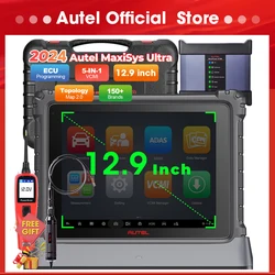 Autel MaxiSys Ultra Top Auto Diagnostic Tools 5in1 VCMI Automobile Scanner ECU Coding Tool Topology Module Mapping Updated of MS