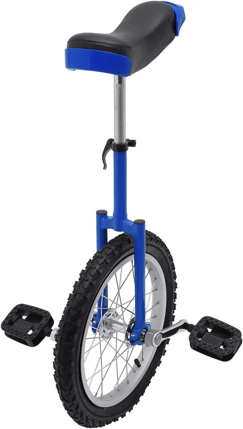

Outdoor Wheel Unicycle, Height Adjustable Unicycle, One Wheel Bike for Adults & Kids, Smooth Burr-Free Edges for Safe Riding