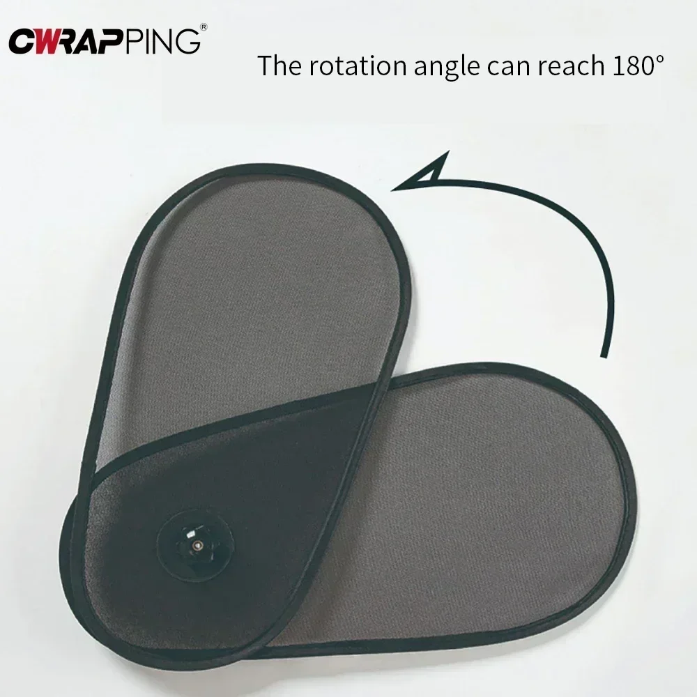 2Pcs Car Window Sunshade Rotatable Sunscreen Cooling Adjustable Sun Protection Does The Line of Sight Auto Sun Visor Accessories
