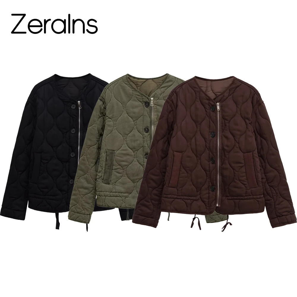 

ZERAINS Summer 2025 new women's clothing European and American fashion simple and versatile cotton jacket jacket jacket