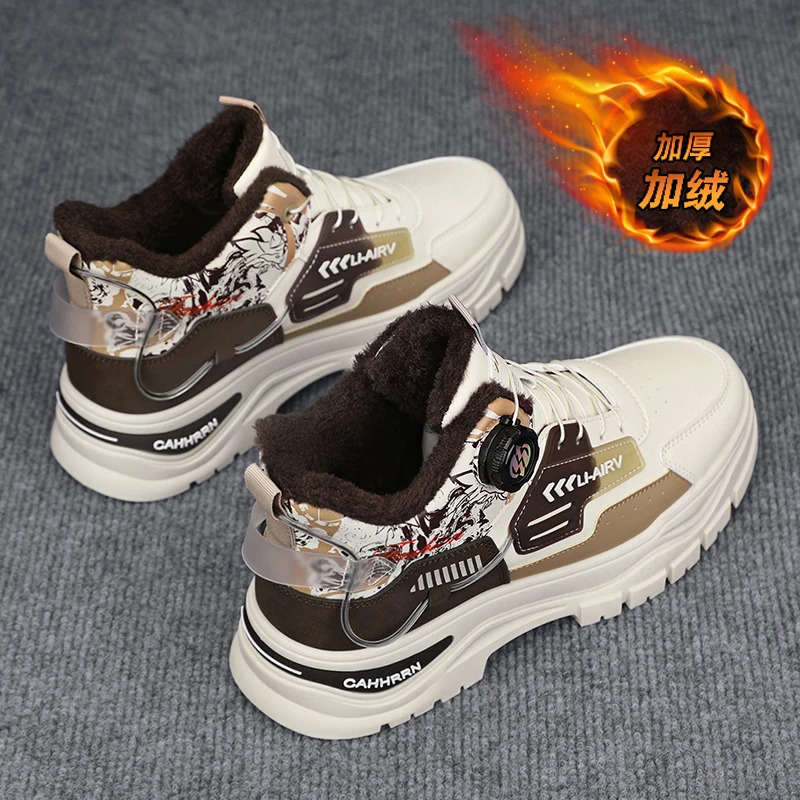 اتجاه جديد للأحذية عالية الجودة سميكة ومريحة وغير رسمية للرياضات الخارجية للرجال في خريف 2025