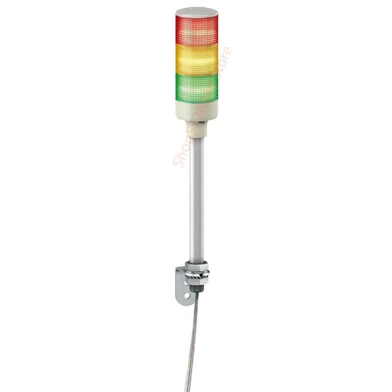 signal lamp post vermelho laranja verde em forma de l support tube com uma campainha schneider xvgb3s 3 layer 01