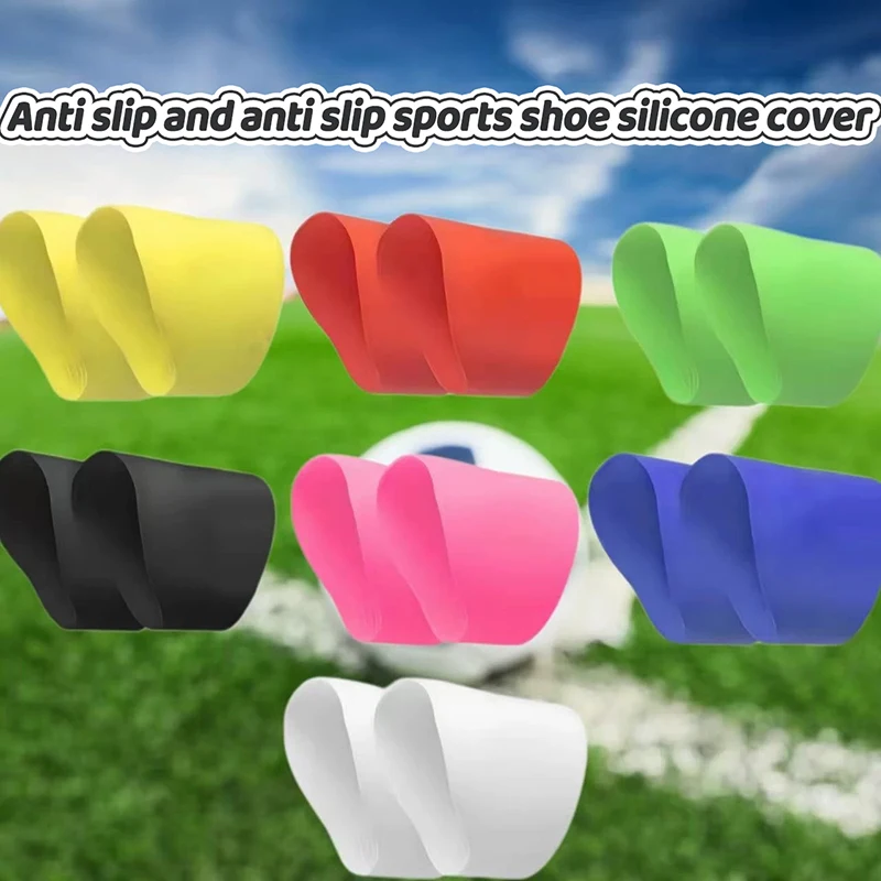 

2Pcs Soccer Shoelaces Covers Soccer Lace Bands Protector Adult Elastic Silicone Sports Shoelaces Covers Football Training Access