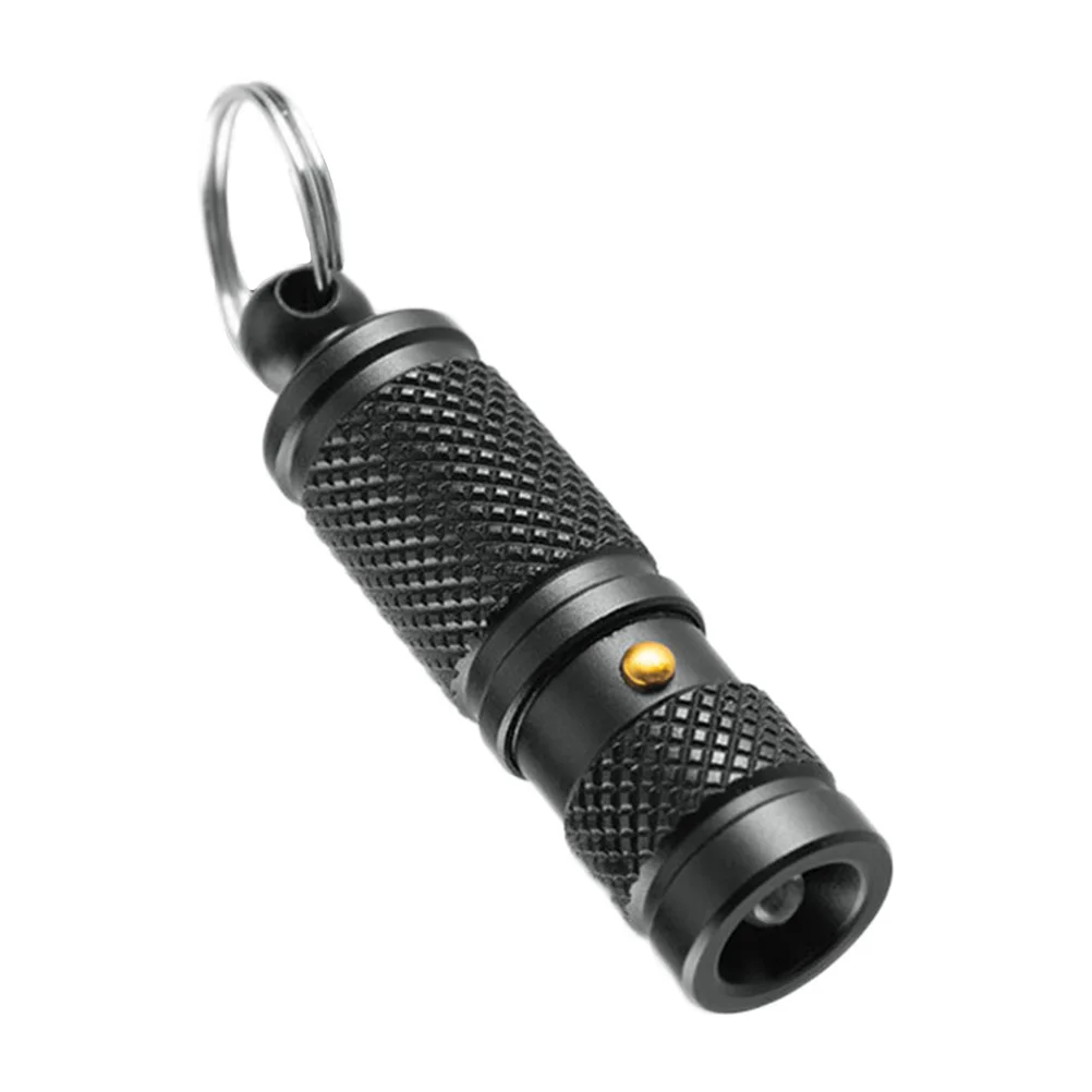 1Pcs Mini Flashlight Long-Range USB Rechargeable Aluminum Alloy Keychain Portable Outdoor Camping LED Mini Flashlight