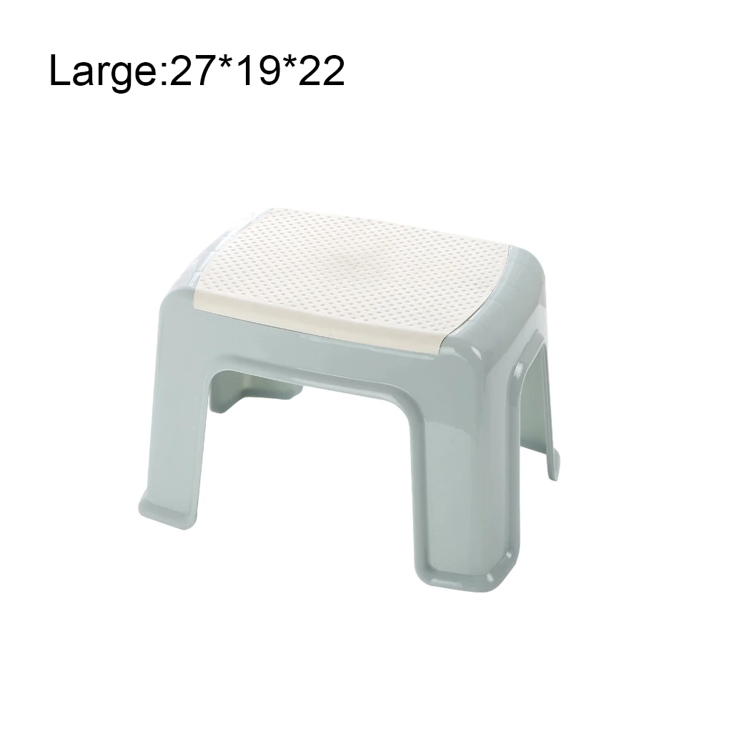 Plastic Step Stool Thick Stools Adults Children Shoe Changing Seat Home Furniture Bench Bathroom Toilet Kindergarten