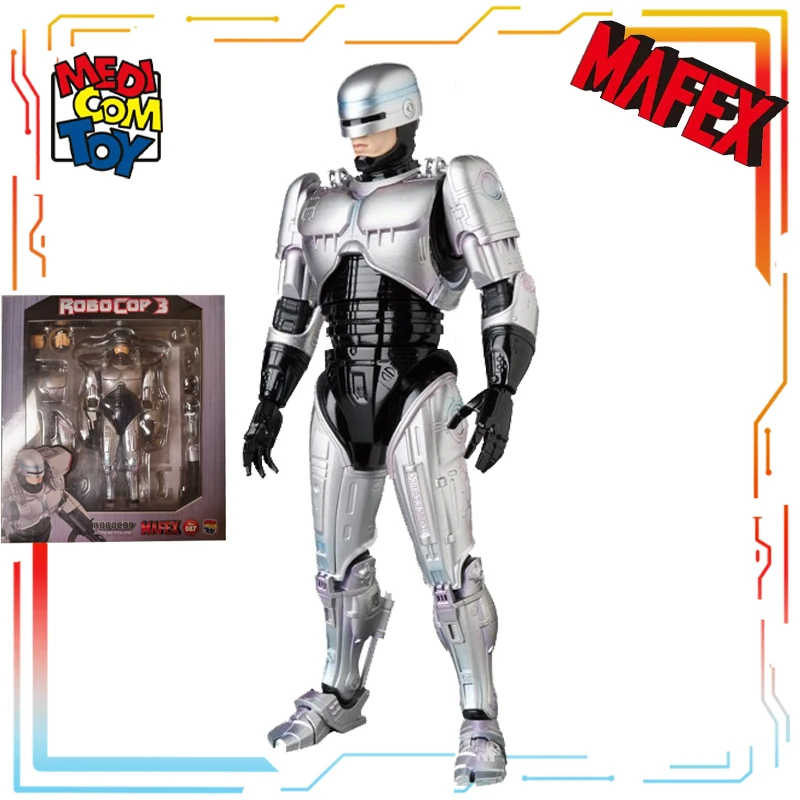메디콤 토이 오리지널 MAFEX 완제품 가동형 정교한 인형 로보캅 애니메이션 액션 피규어 장난감 모델 축제 선물 소년용