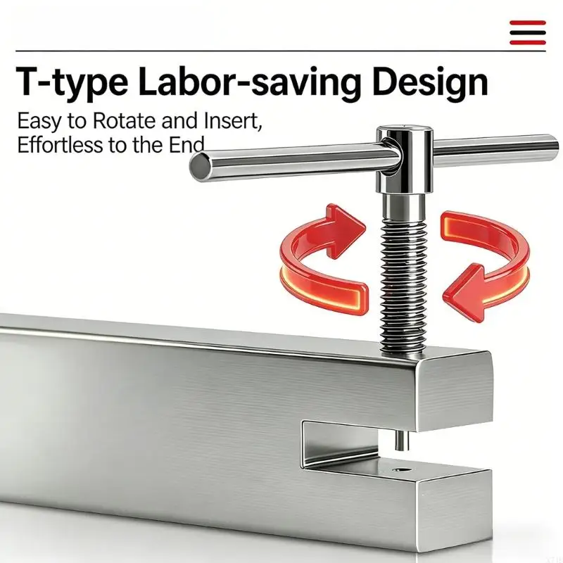 Professional Steel Duals Hole Puncher For Jewelry Making Leatherwork And Handmade Projects Tool