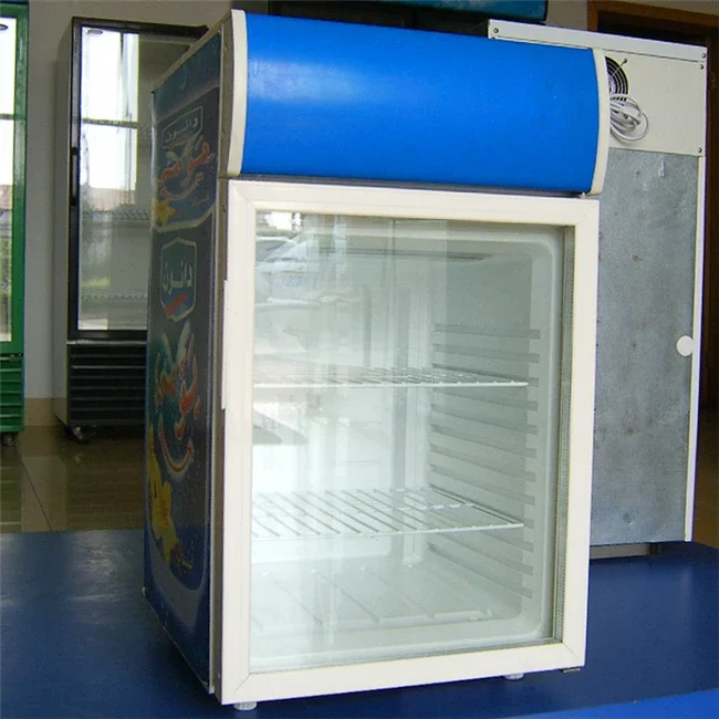Static Cooling System 98 Liter Gelato Shop Small Freezer Cabinet